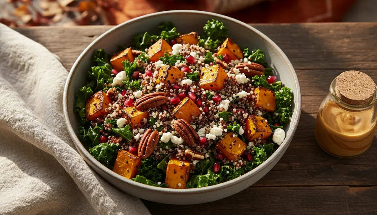Plated presentation of The Ultimate Harvest Butternut Squash and Quinoa Salad: A Science-Backed Guide